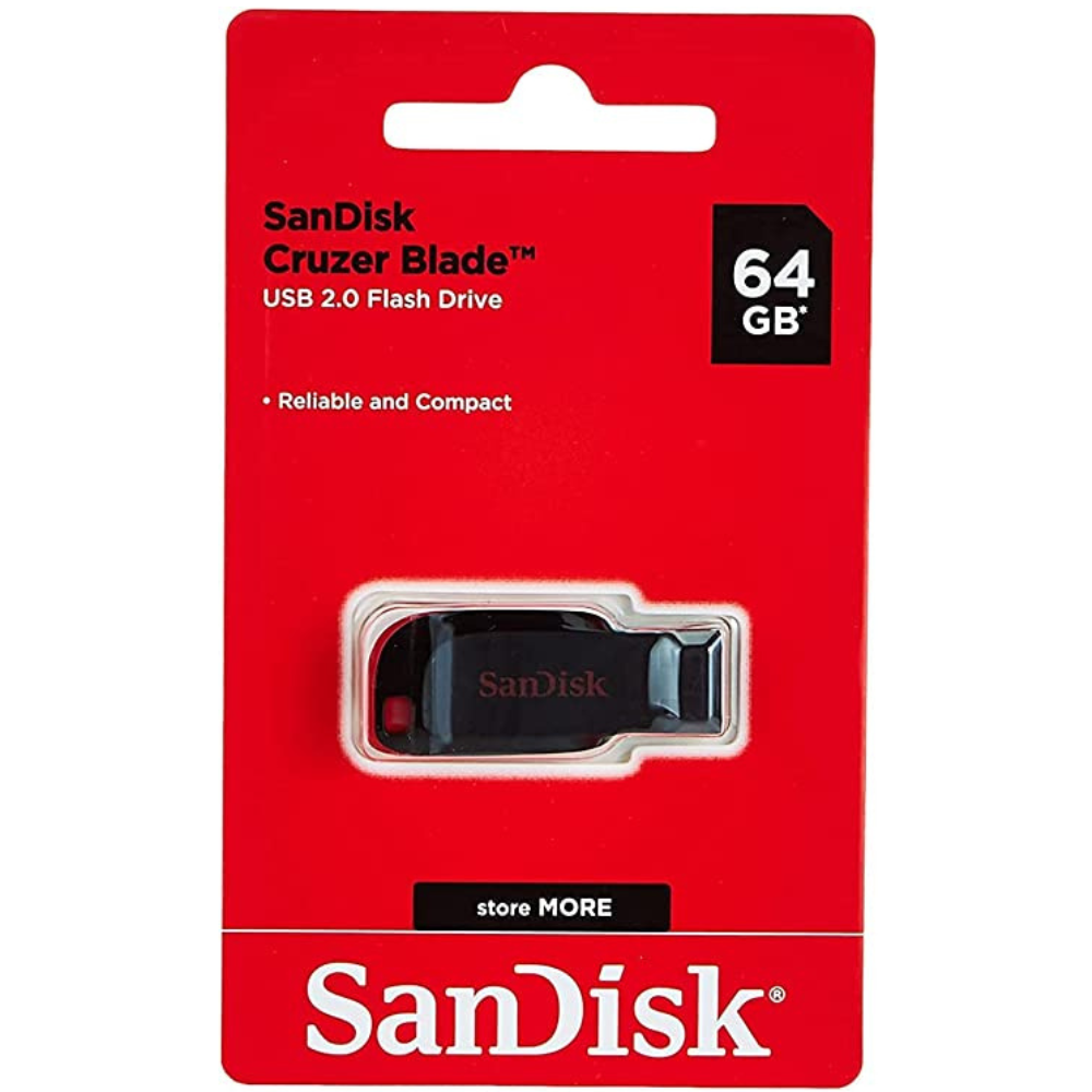 SanDisk Cruzer Blade 2.0 64GB Flash Drive